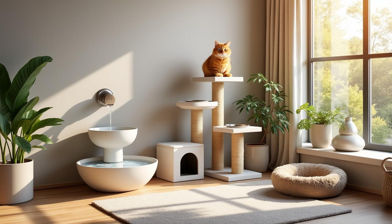 découvrez les accessoires indispensables pour le bien-être et le confort de votre chat, alliant praticité et plaisir pour votre compagnon félin.