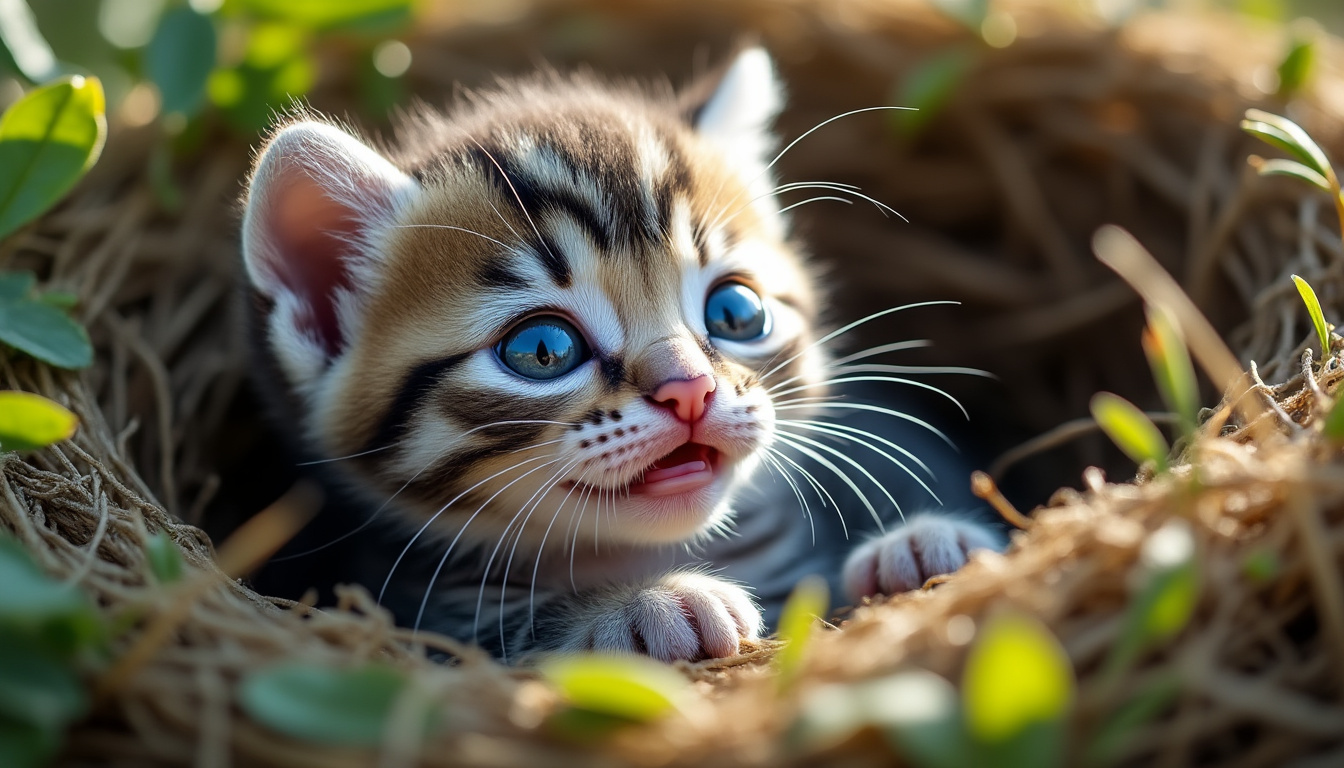 découvrez à quel âge un chaton ouvre les yeux et suivez le développement de votre petit félin dès ses premiers jours.