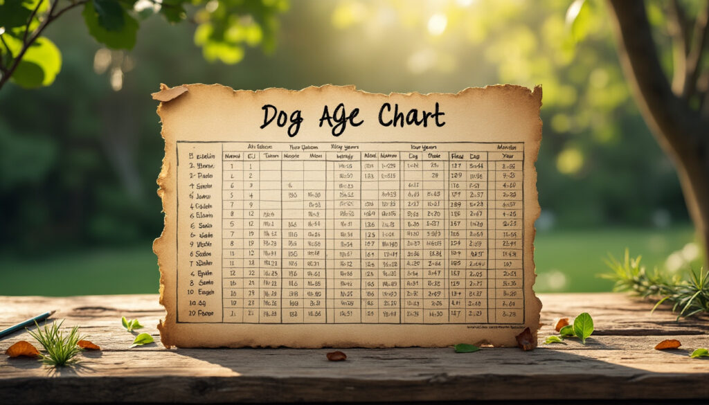 découvrez notre tableau de l'âge des chiens pour mieux comprendre l'équivalent en années humaines et prendre soin de votre compagnon à quatre pattes.