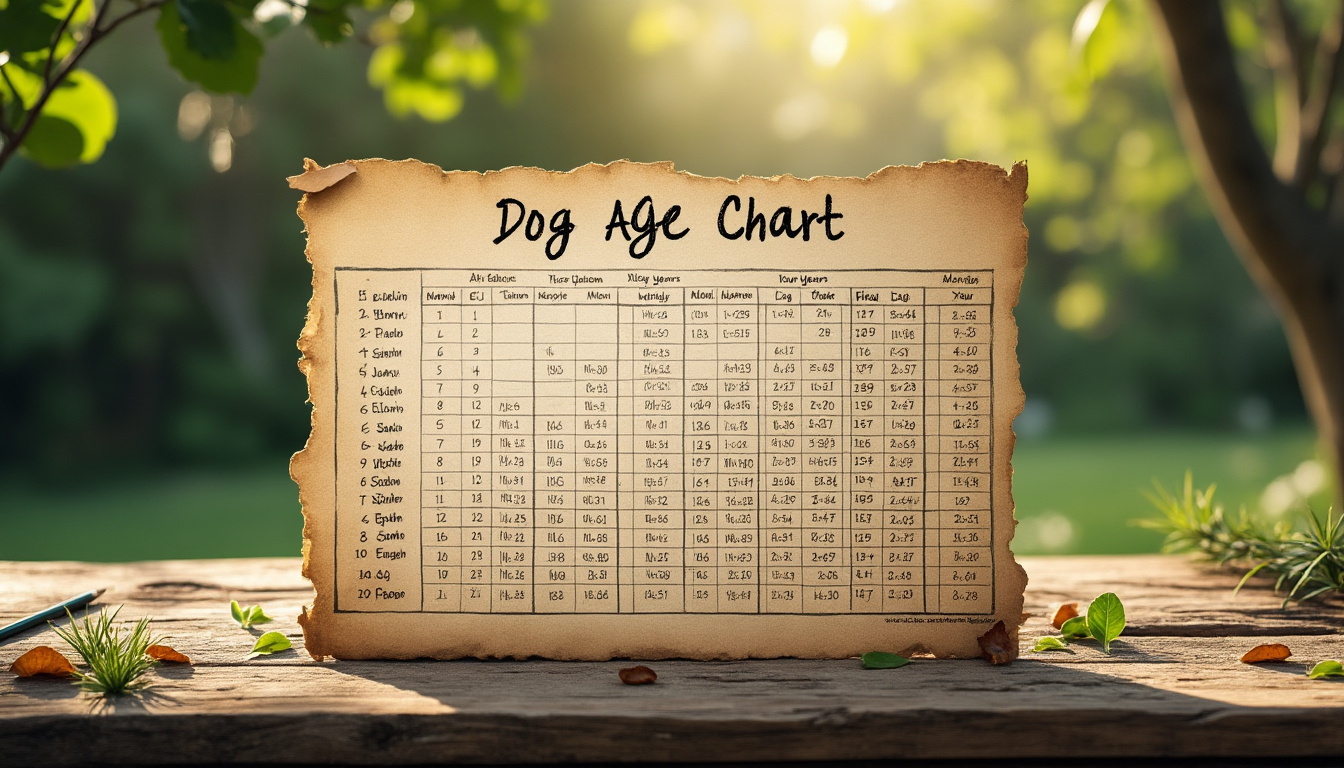 découvrez notre tableau de l'âge des chiens pour mieux comprendre l'équivalent en années humaines et prendre soin de votre compagnon à quatre pattes.
